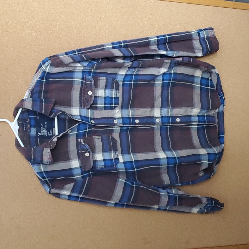 American Eagle button up Flannel shirt